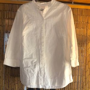 Ladies size small embroidered blouse from croft and barrow